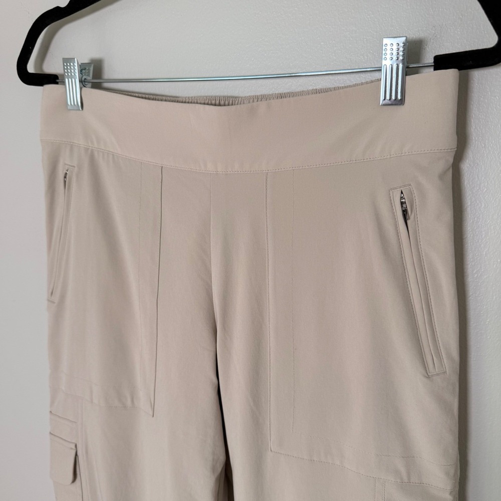 Athleta Chelsea Lined Cargo Pants (6) Capsule Pull On Ankle Stretch Hiking - Picture 3 of 13